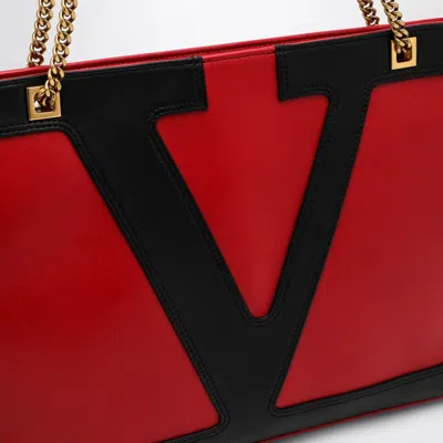 Valentino Medium Viva Superstar Bag Red/black In Red