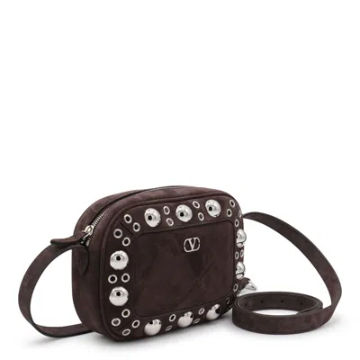 Valentino Garavani Nellcote Shoulder Bag In Brown