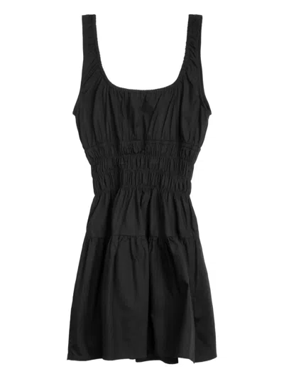 Ciao Lucia Gianluca Smocked Flared Mini Dress