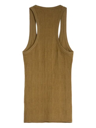 A.l.c Iris Sleeveless Top In Hazel In Brown