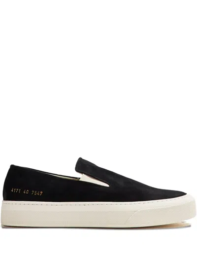 SLIP-ON SUEDE SNEAKERS