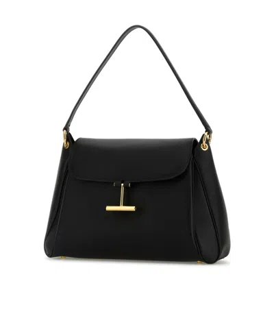 Tom Ford Tara Medium Shoulder Bag L1869lcl490g 1n001 In Black