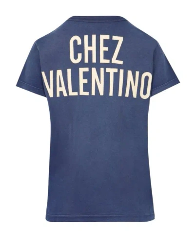Valentino Panther Lady Crew Neck T-shirt