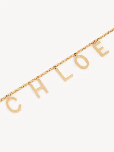 Chloé Logo Letters Jewelry Chain Belt