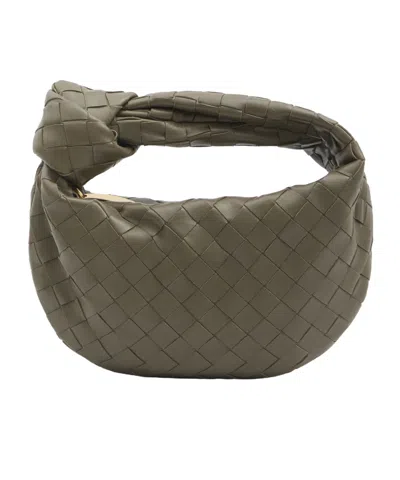 Bottega Veneta Bolso Mano Jodie M Intr Verde Oliva Zip In Brown