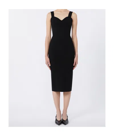 Max Mara Viscose Sheath Midi Dress