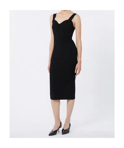 Max Mara Viscose Sheath Midi Dress