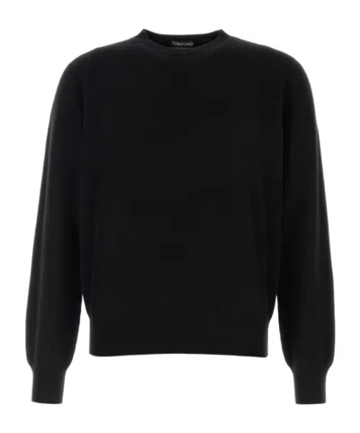 Tom Ford Alpaca Sweater Sweaters And Cardigans Black