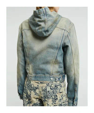Acne Studios Long Sleeve Casual Jacket In Blue