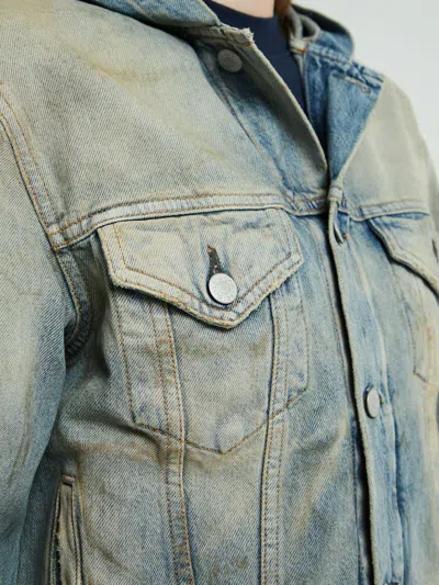 Acne Studios Long Sleeve Casual Jacket In Blue