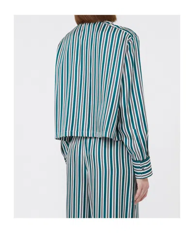 Max Mara Women's Brama Shirt Dark Green | Size It 46 | 2521116171600001