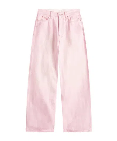 Acne Studios 1981 Vintage Wide Jeans In Pink