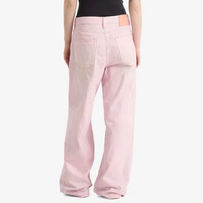 Acne Studios 1981 Vintage Wide Jeans In Pink