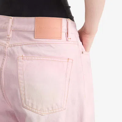 Acne Studios 1981 Vintage Wide Jeans In Pink
