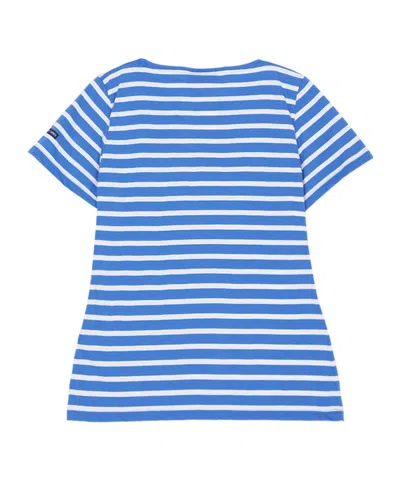 Saint James Striped Graphic T-shirt In Multi