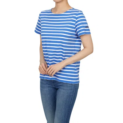 Saint James Striped Graphic T-shirt In Multi