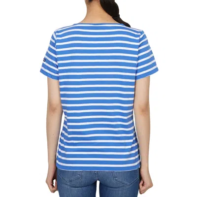 Saint James Striped Graphic T-shirt In Multi