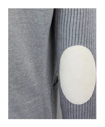 Eleventy Grey Single Breasted Jacket