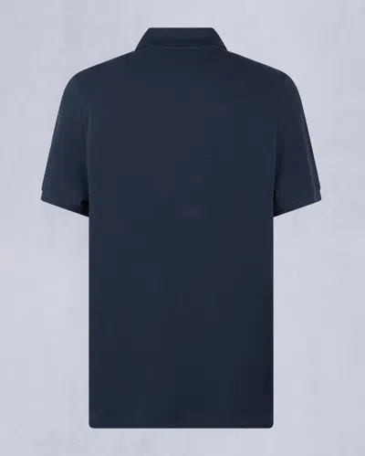 Moose Knuckles Everett Mens Polo Shirt In Blue