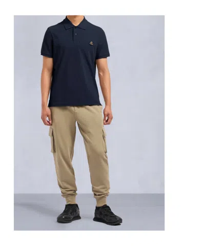 Moose Knuckles Everett Mens Polo Shirt In Blue