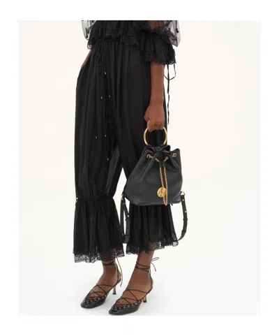 Chloé Small Bracelet Backpack In Grained Leather