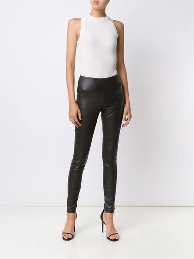 Shop Getting Back To Square One Iconic Leather Leggings