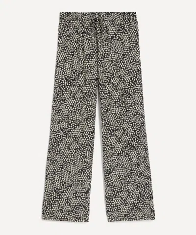 Matteau Women's Drawstring Silk Trousers In Multi