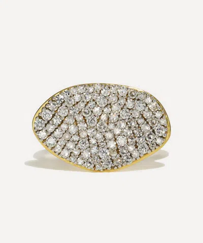 By Pariah 14ct Gold Diamond Cluster Ring In Gold