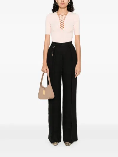 Elisabetta Franchi Logo-charm Trousers