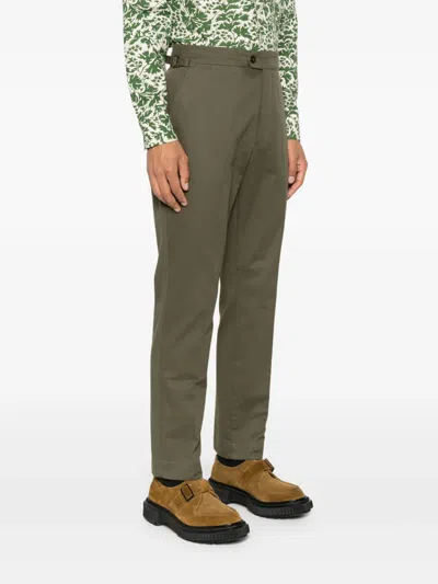 Fursac Canvas Trousers In Green