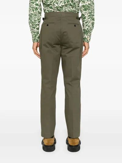 Fursac Canvas Trousers In Green