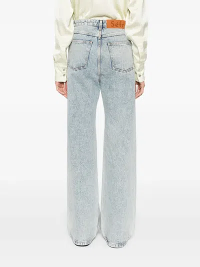 Séfr Tierra Trousers In Blue