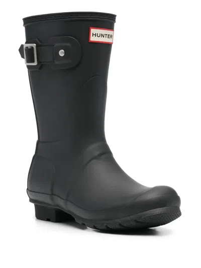 25MM LOGO-PATCH KNEE-HIGH RAIN BOOTS