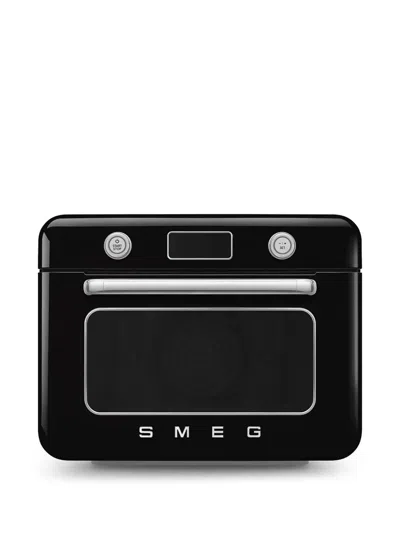 Smeg Retro Combi 10-function Countertop Steam Oven In Black