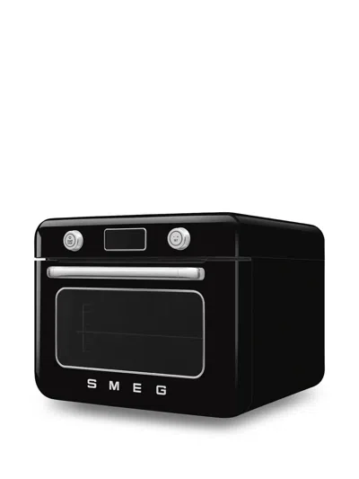 Smeg Retro Combi 10-function Countertop Steam Oven In Black