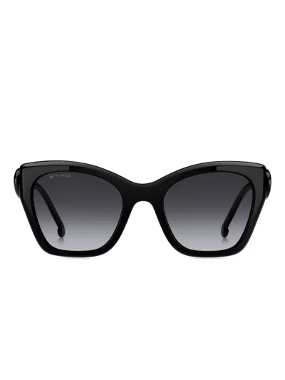 Etro 54mm Gradient Cat Eye Sunglasses In Black