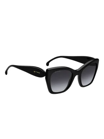 Etro 54mm Gradient Cat Eye Sunglasses In Black