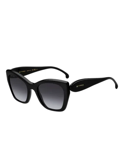 Etro 54mm Gradient Cat Eye Sunglasses In Black