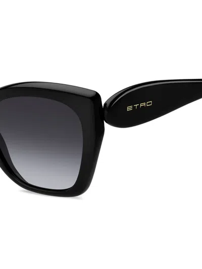 Etro 54mm Gradient Cat Eye Sunglasses In Black