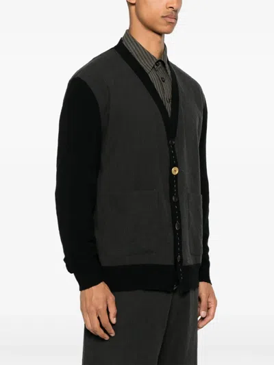 A Tentative Atelier Panelled Cardigan