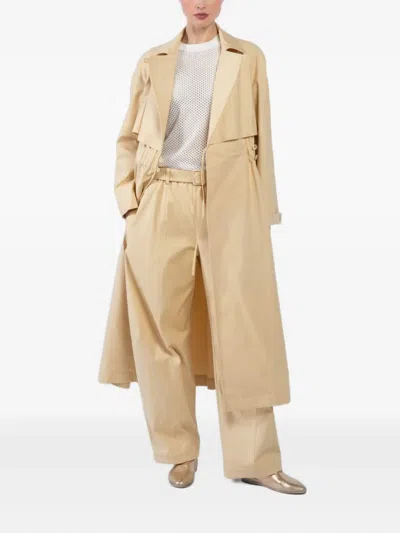 ELASTICATED TRENCH COAT
