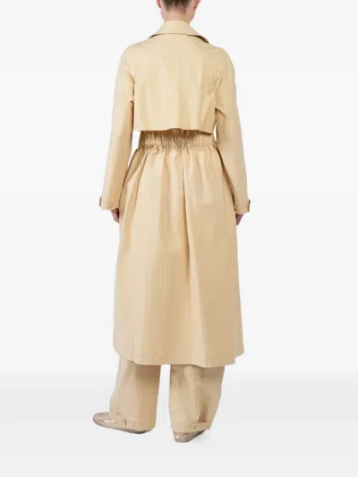 ELASTICATED TRENCH COAT