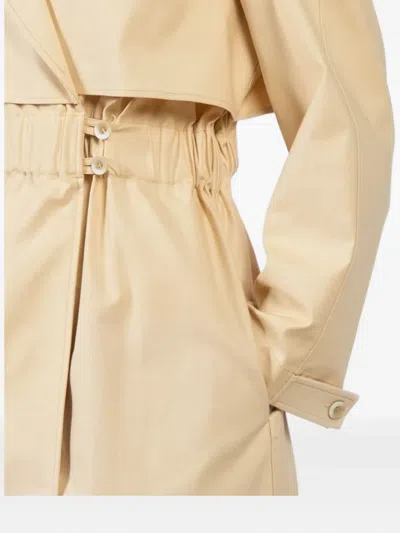 ELASTICATED TRENCH COAT