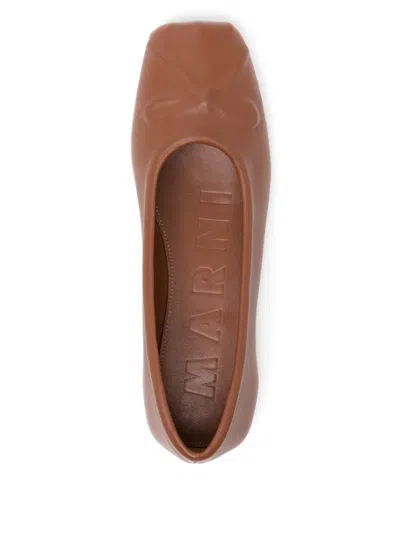 Marni Leather Ballet Flats
