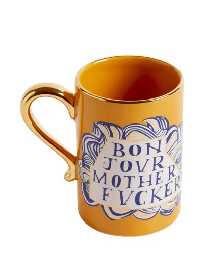 L'objet Ruan Hoffmann Bonjour Mug In Gold