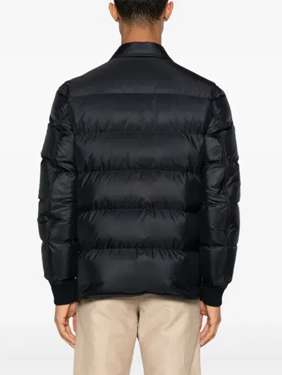 Tom Ford "techno Satin" Padded Jacket In Black