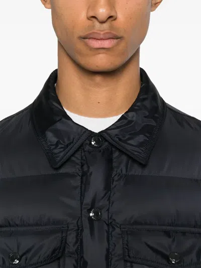Tom Ford "techno Satin" Padded Jacket In Black