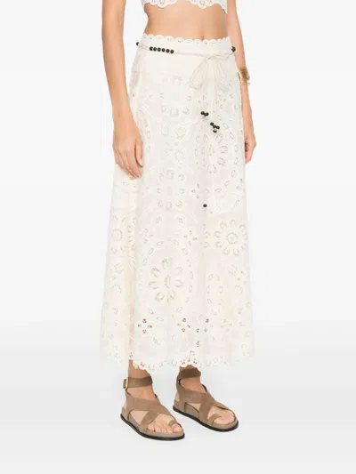 Zimmermann Blusa - Blanco In Neutral