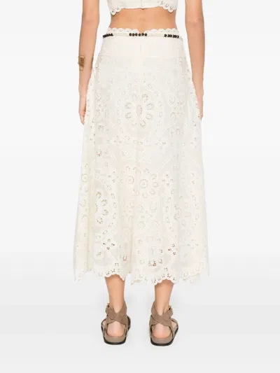 Zimmermann Blusa - Blanco In Neutral