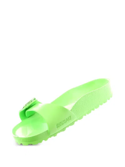 Birkenstock Madrid Womens Slides Slip On Footbed Sandals In Green